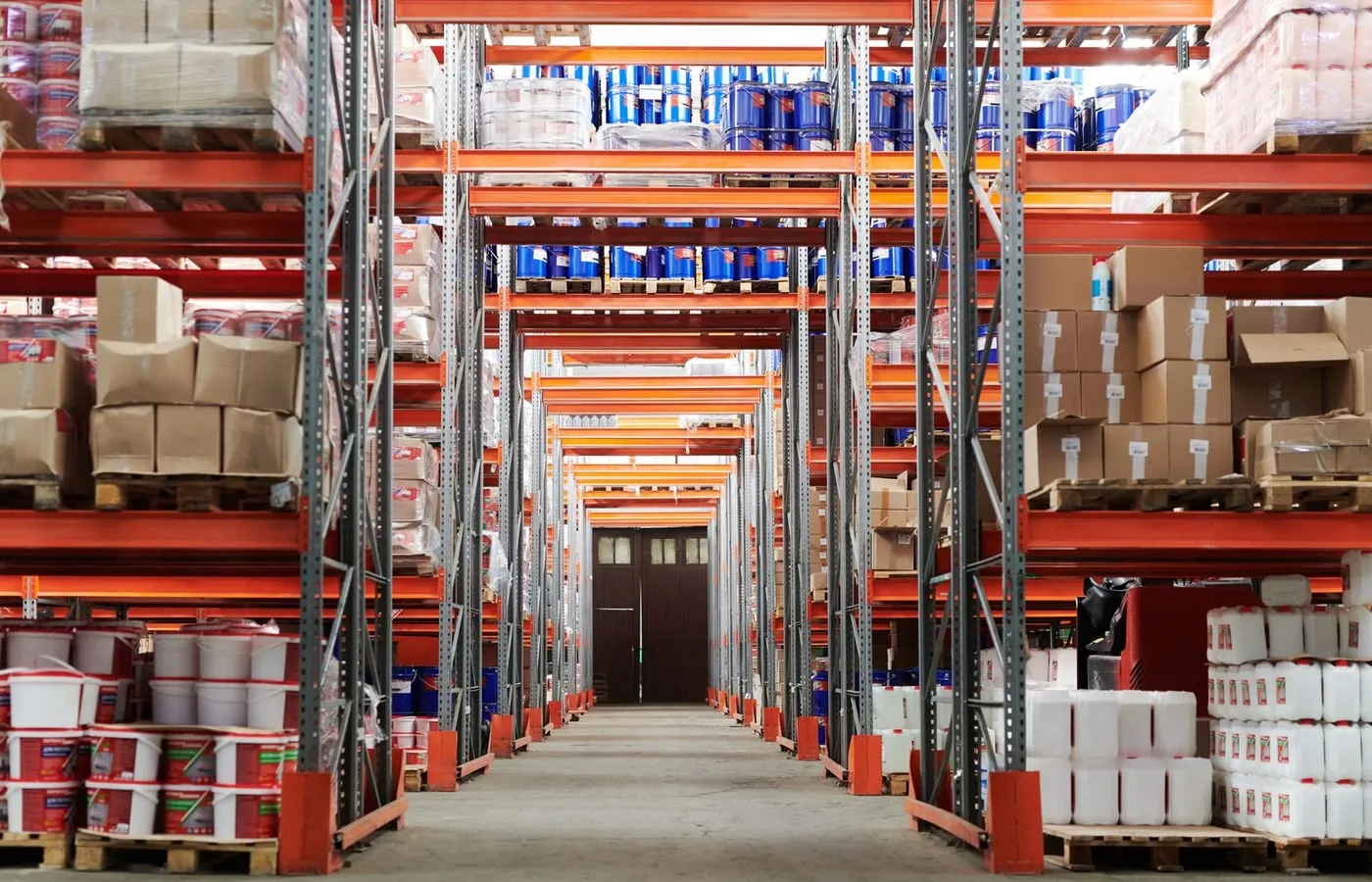 A tall item wrapped ready for storage between addresses
